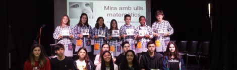 Guanyadors i finalistes del III Concurs de Fotografia Matemàtica.