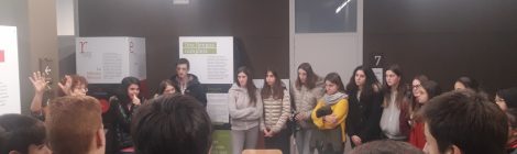 VISITA DELS ALUMNES DE 4t d´ESO a l´exposició:“Pompeu Fabra. Una llengua completa”.