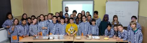 Visita d'en Gerard Xifra, un gran cuiner.
